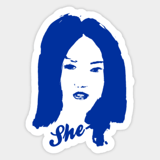 She Beautiful Sticker